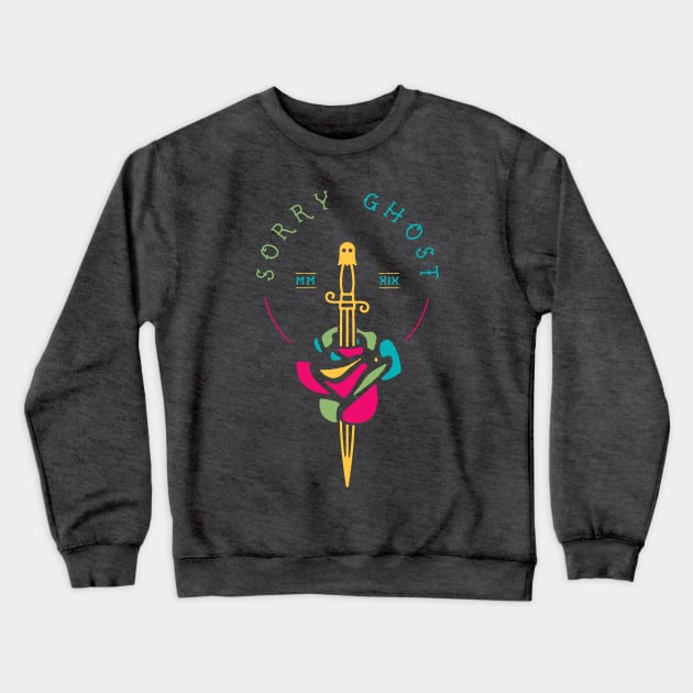 Sorry Ghost Sword & Rose Crewneck Sweatshirt by SorryGhost